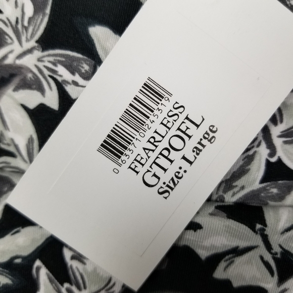 Golftini Women Fearless Skort Size Large Black Silver Print Butterfly Pickleball - Picture 5 of 11